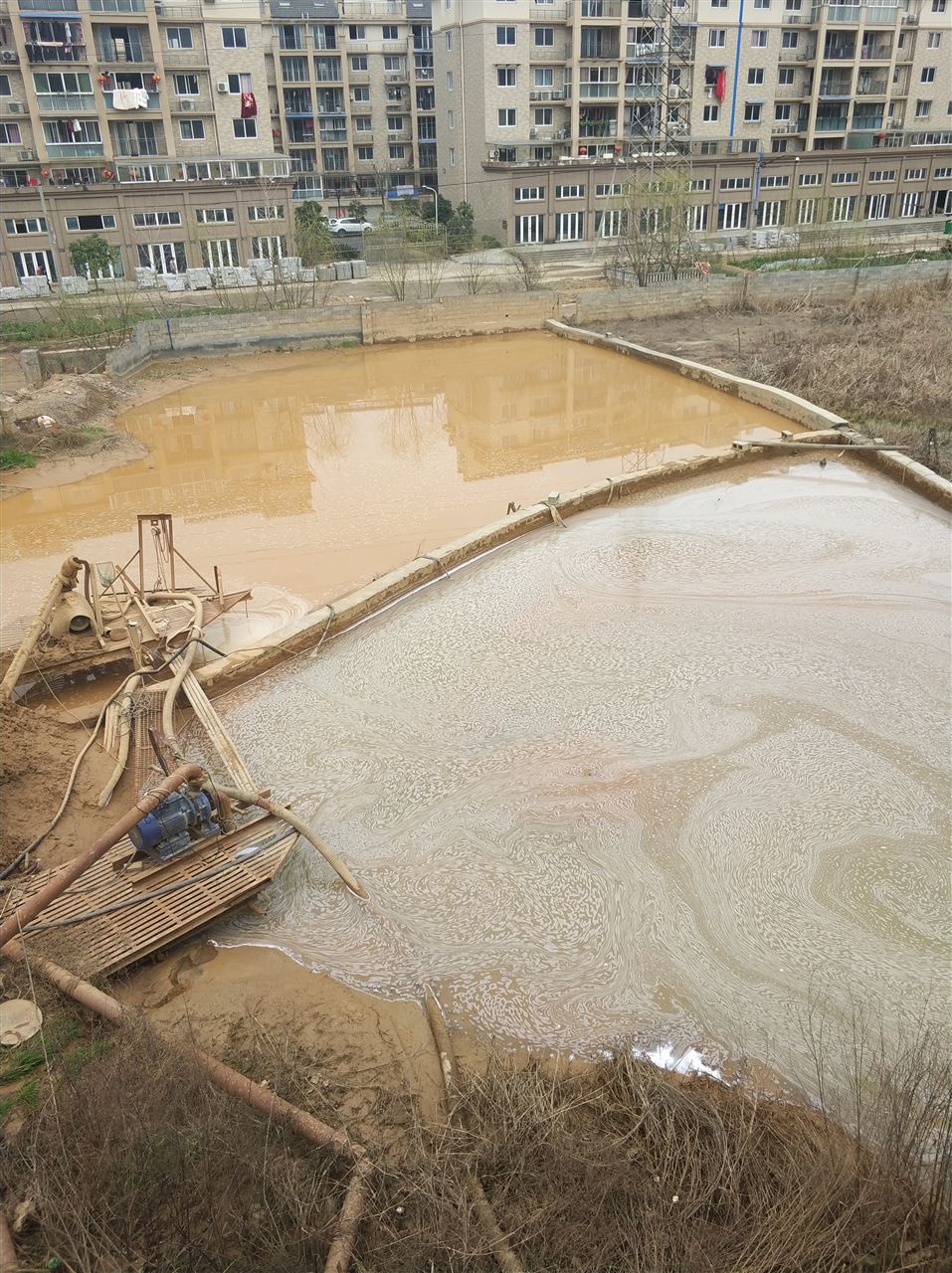 柳江沉淀池淤泥清理-厂区废水池淤泥清淤