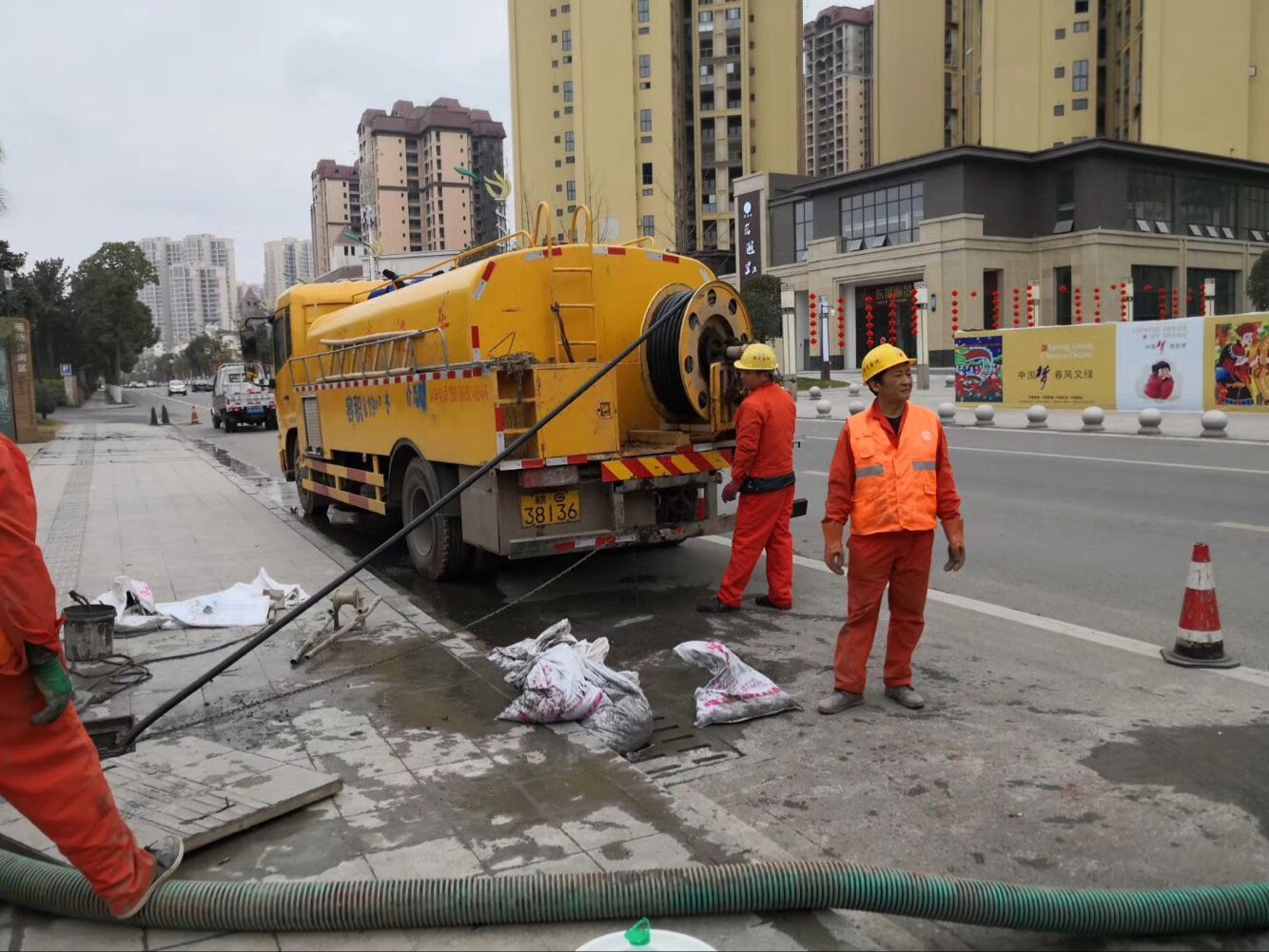 柳江排污管道清淤-管道清洗