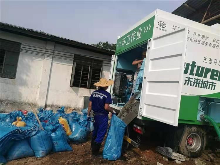 柳江工业污泥压干处理